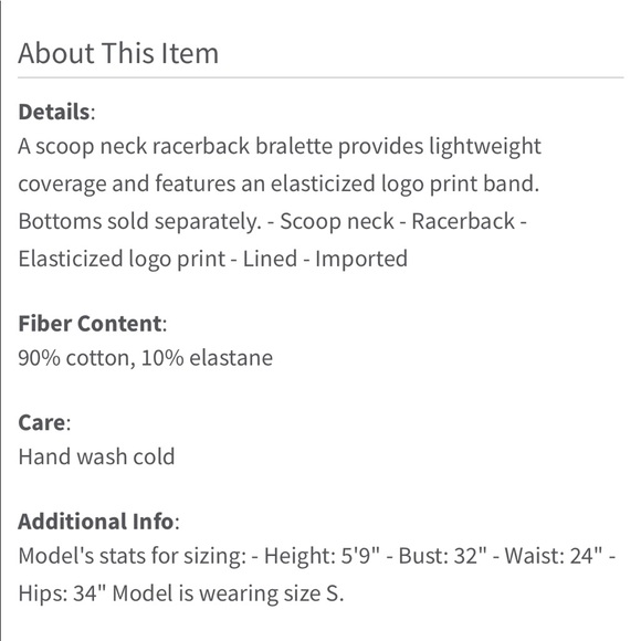 FINAL PRICE ⚡️ Calvin Klein racer back cotton bra - Picture 2 of 4